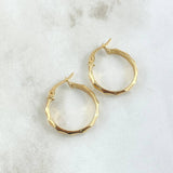 Candongas Nia 1.85gr / 2.3cm / Oro Amarillo 18K *
