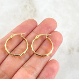 Candongas Nia 1.85gr / 2.3cm / Oro Amarillo 18K *