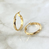 Candongas Nia 1.85gr / 2.3cm / Oro Amarillo 18K *