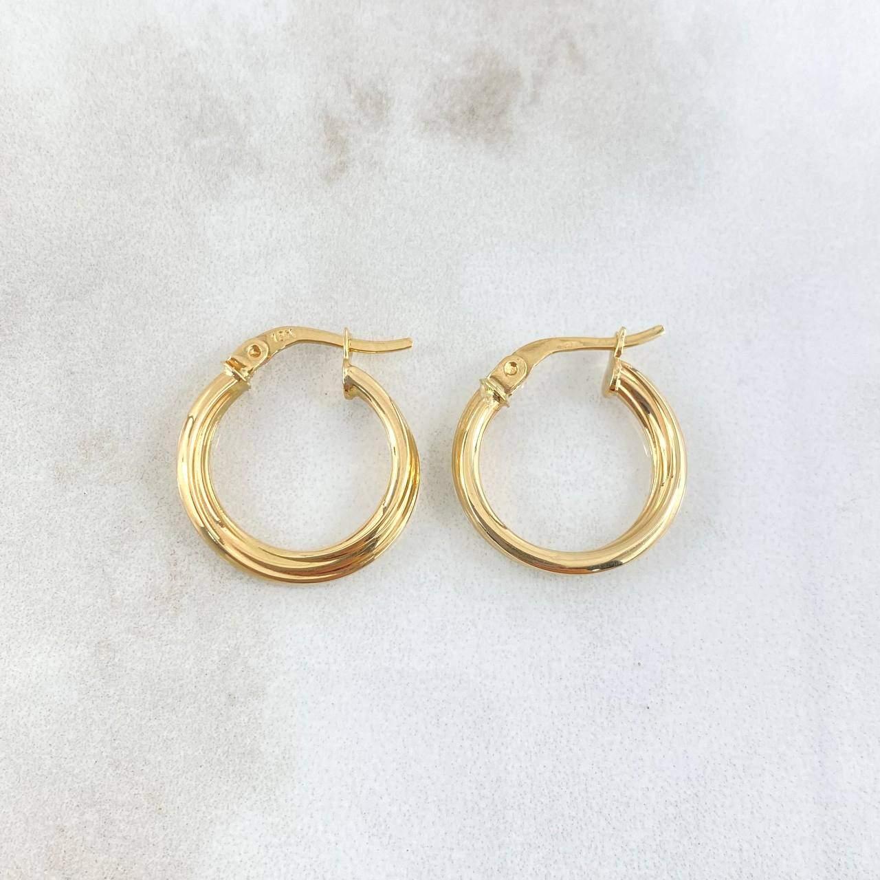 Candongas Magic 1.8gr / 2.1cm / Oro Amarillo 18K ©