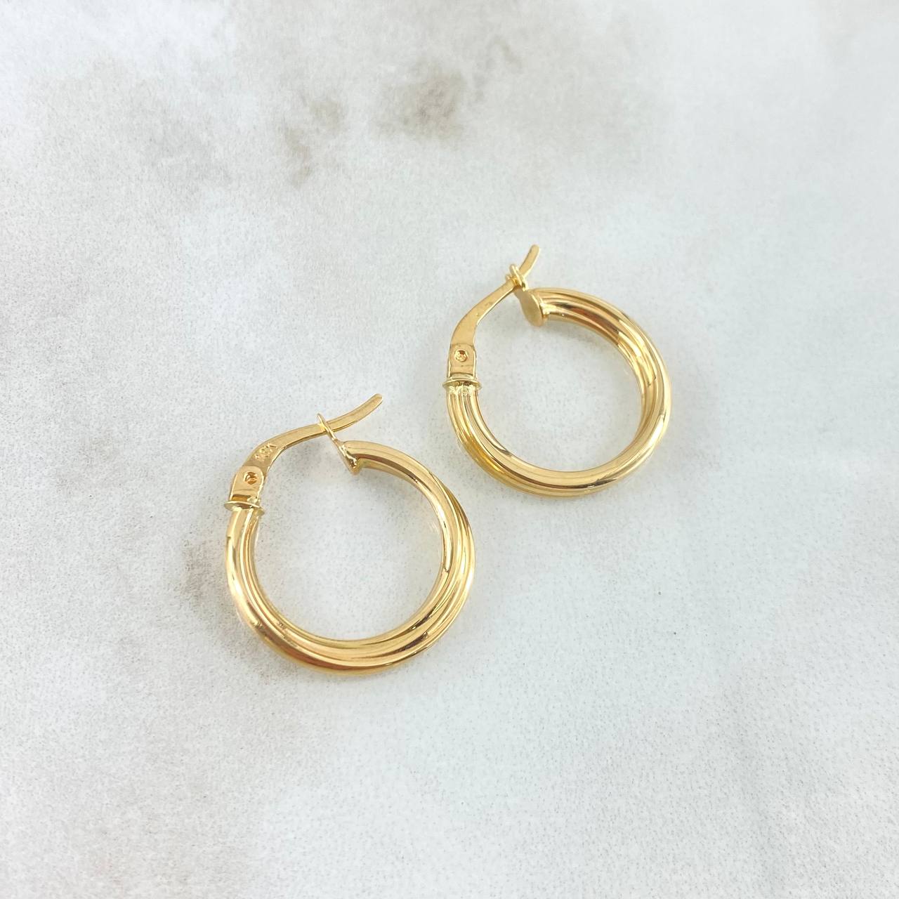 Candongas Magic 1.8gr / 2.1cm / Oro Amarillo 18K ©