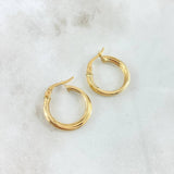 Candongas Magic 1.8gr / 2.1cm / Oro Amarillo 18K ©