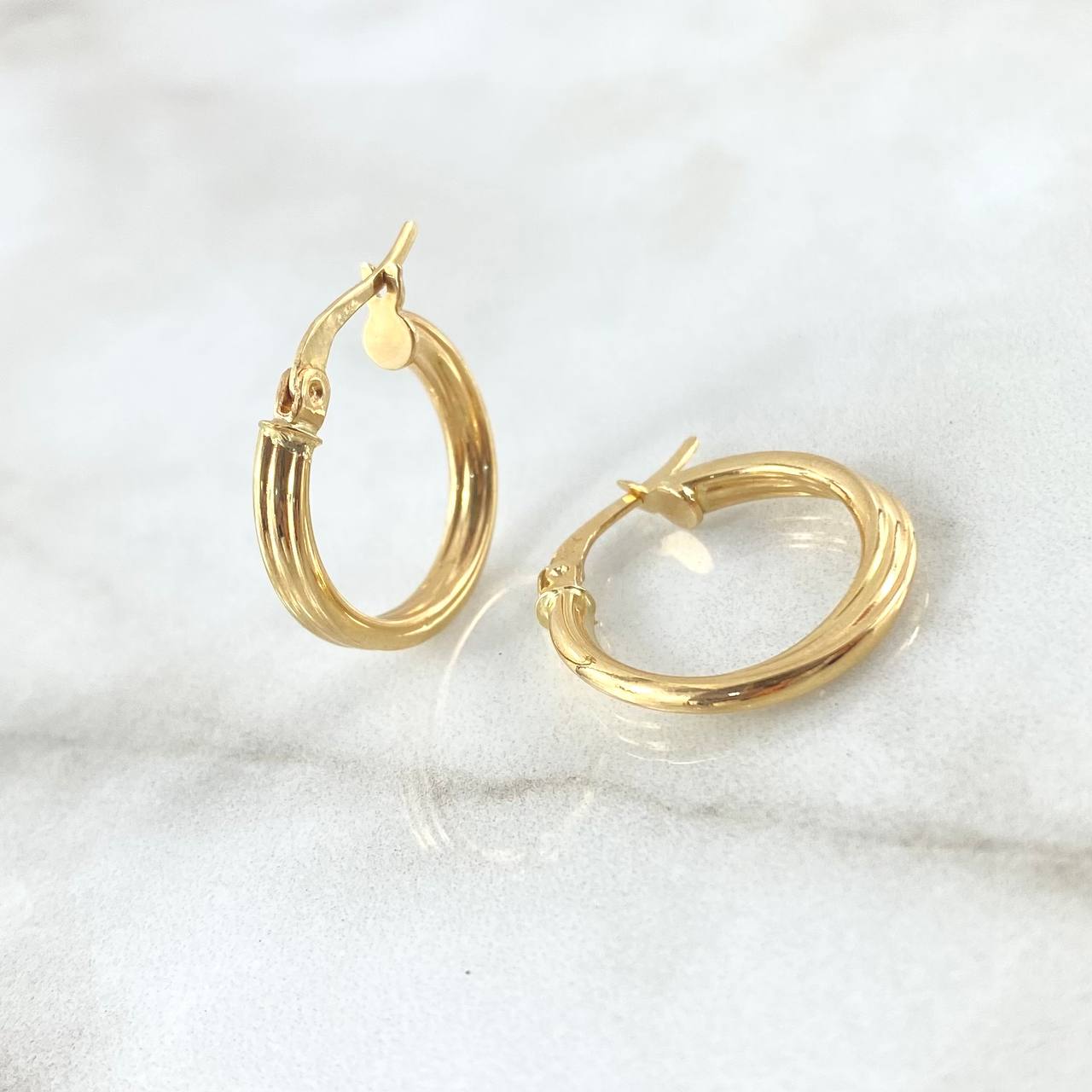Candongas Magic 1.8gr / 2.1cm / Oro Amarillo 18K ©