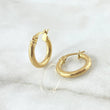 Candongas Tefi 1.5gr / 1.7cm / Punteadas Oro Amarillo 18K