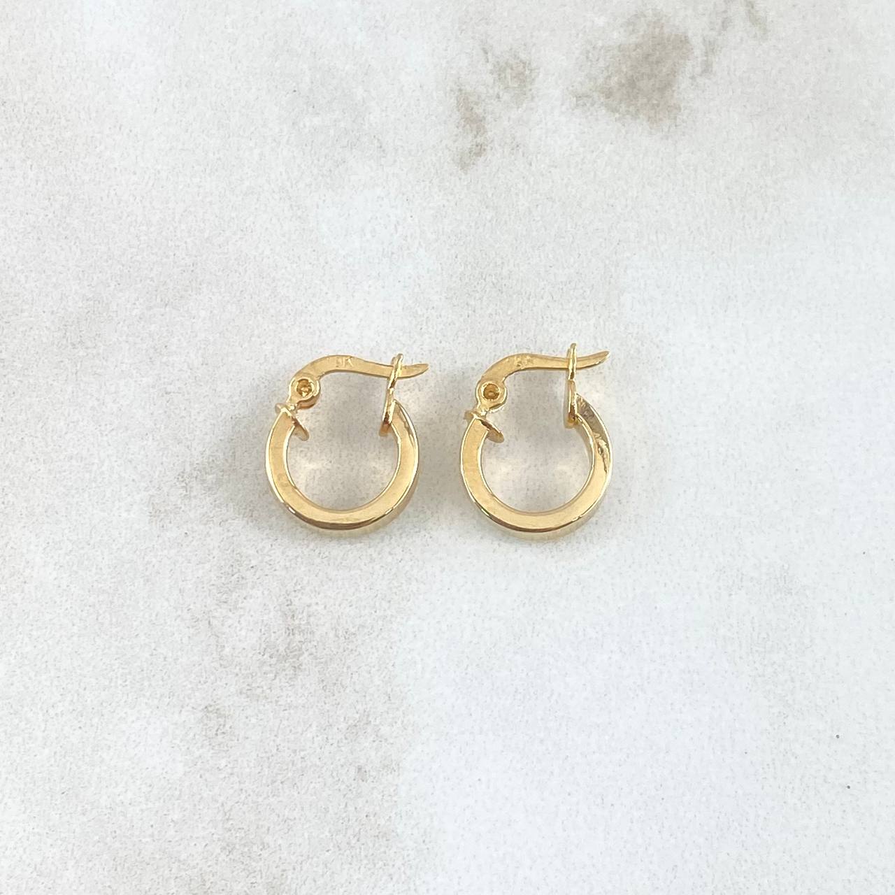 Candongas Diani 1gr / 1.2cm / Oro Amarillo 18K