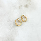 Candongas Diani 1gr / 1.2cm / Oro Amarillo 18K