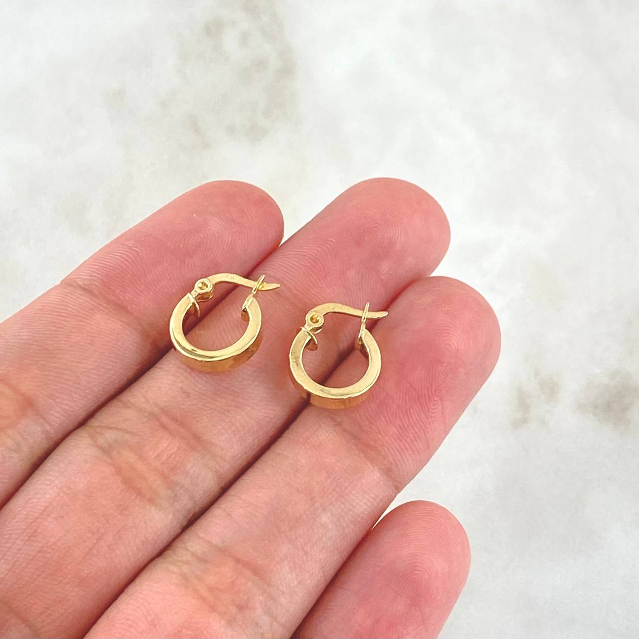 Candongas Diani 1gr / 1.2cm / Oro Amarillo 18K