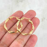 Candongas Bella 2.15gr / 2.8cm / Oro Amarillo 18K