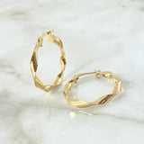 Candongas Bella 2.15gr / 2.8cm / Oro Amarillo 18K