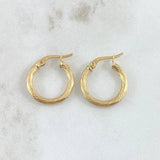 Candongas Juli 2gr / 2.3cm / Oro Amarillo 18K