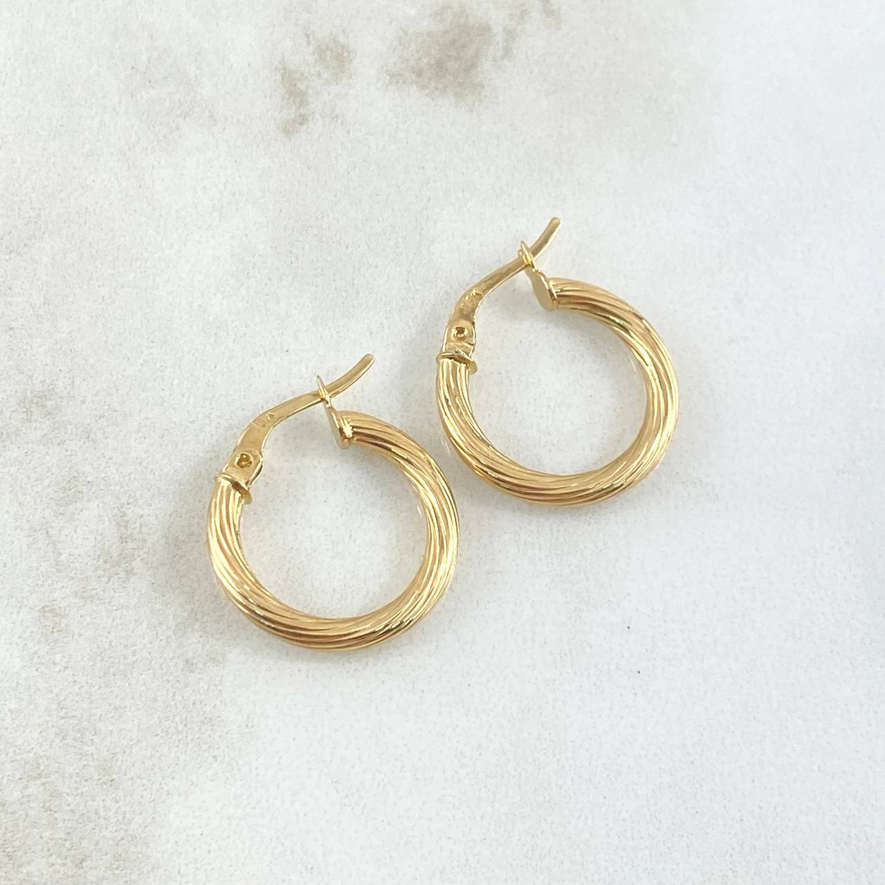 Candongas Juli 2gr / 2.3cm / Oro Amarillo 18K
