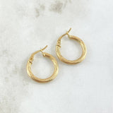 Candongas Juli 1.75gr / 2cm / Oro Amarillo 18K
