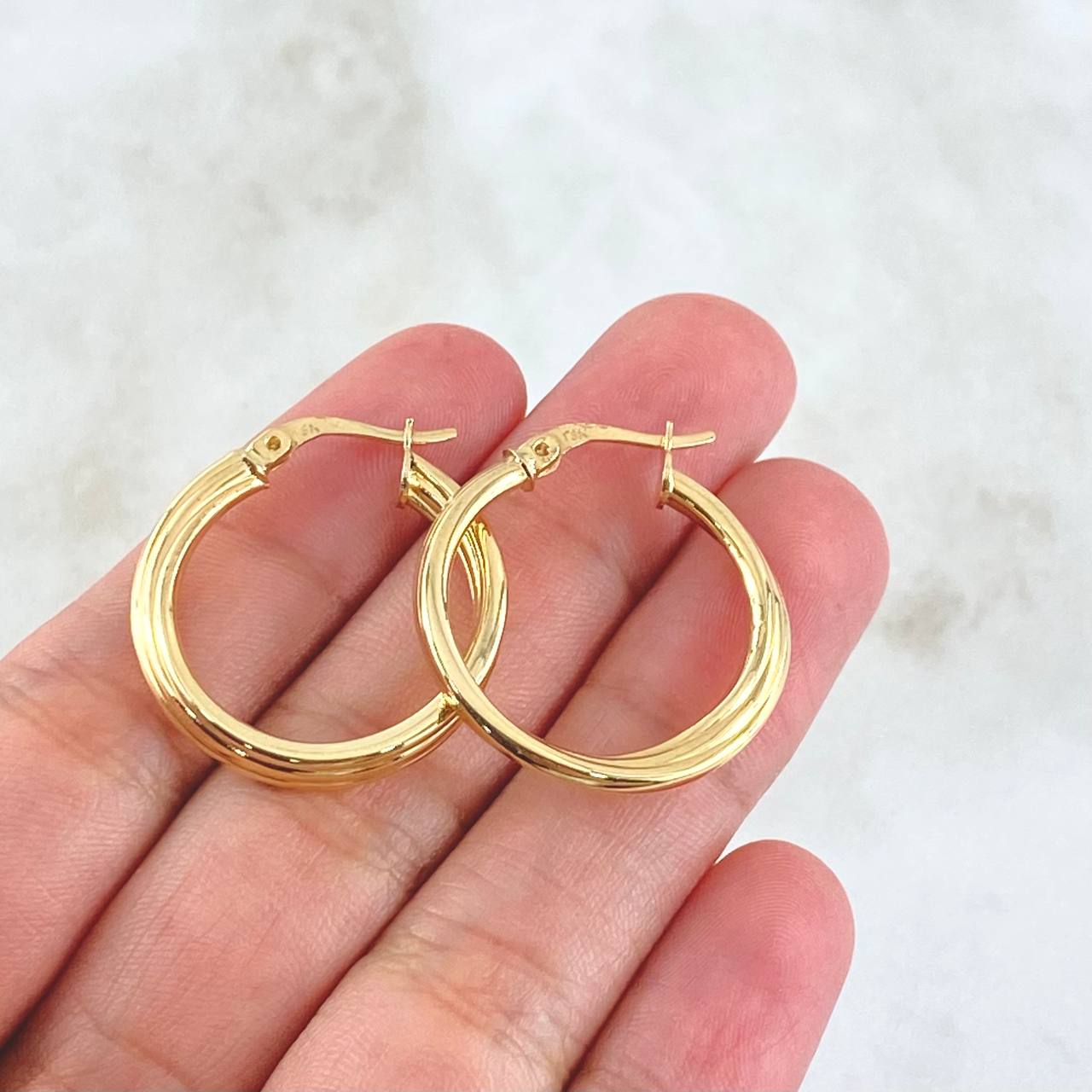Candongas Magic 2.55gr / 2.8cm / Oro Amarillo 18K