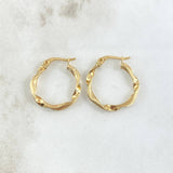 Candongas Nico 1.7gr / 2.3cm / Oro Amarillo 18K