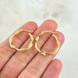 Candongas Nico 1.7gr / 2.3cm / Oro Amarillo 18K
