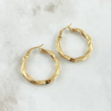 Candongas Lupe 2.65g / 2.6cm Oro Amarillo 18K