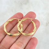 Candongas Lupe 2.65g / 2.6cm Oro Amarillo 18K