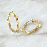 Candongas Lupe 2.65g / 2.5cm Oro Amarillo 18K
