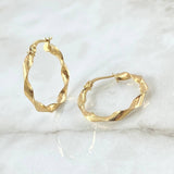 Candongas Valen 2.05gr / 2.8cm / Oro Amarillo 18K