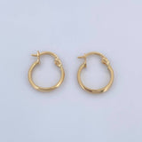 Candongas Vick 0.9gr / 1.6cm / Oro 18K &