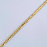 Pulso Serpiente 2.65gr / 18.4cm / +3 Oro 18K &