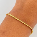 Pulso Serpiente 2.65gr / 18.4cm / +3 Oro 18K &