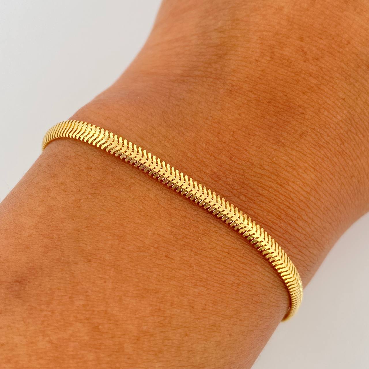 Pulso Serpiente 3.8gr / 19cm / +3Oro 18K &