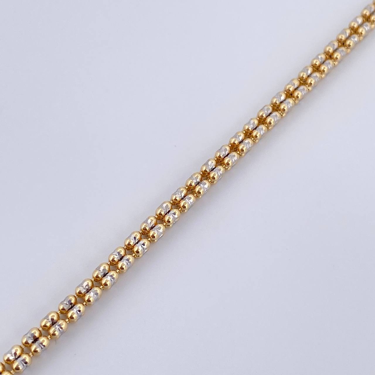 Pulso Ice 7.6gr / 19.2cm / +4 Oro 18K $