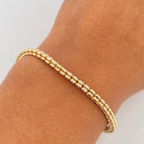 Pulso Ice 8.3gr / 20.4cm / +4 Oro 18K $
