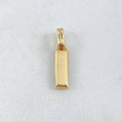 Dije Lingote 1.25gr / 1.9cm / Nac.Esp.Oro 18K &