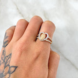 Anillo Corazon Virgen Guadalupe 3.35gr / T6 1/2 / Oro 18K