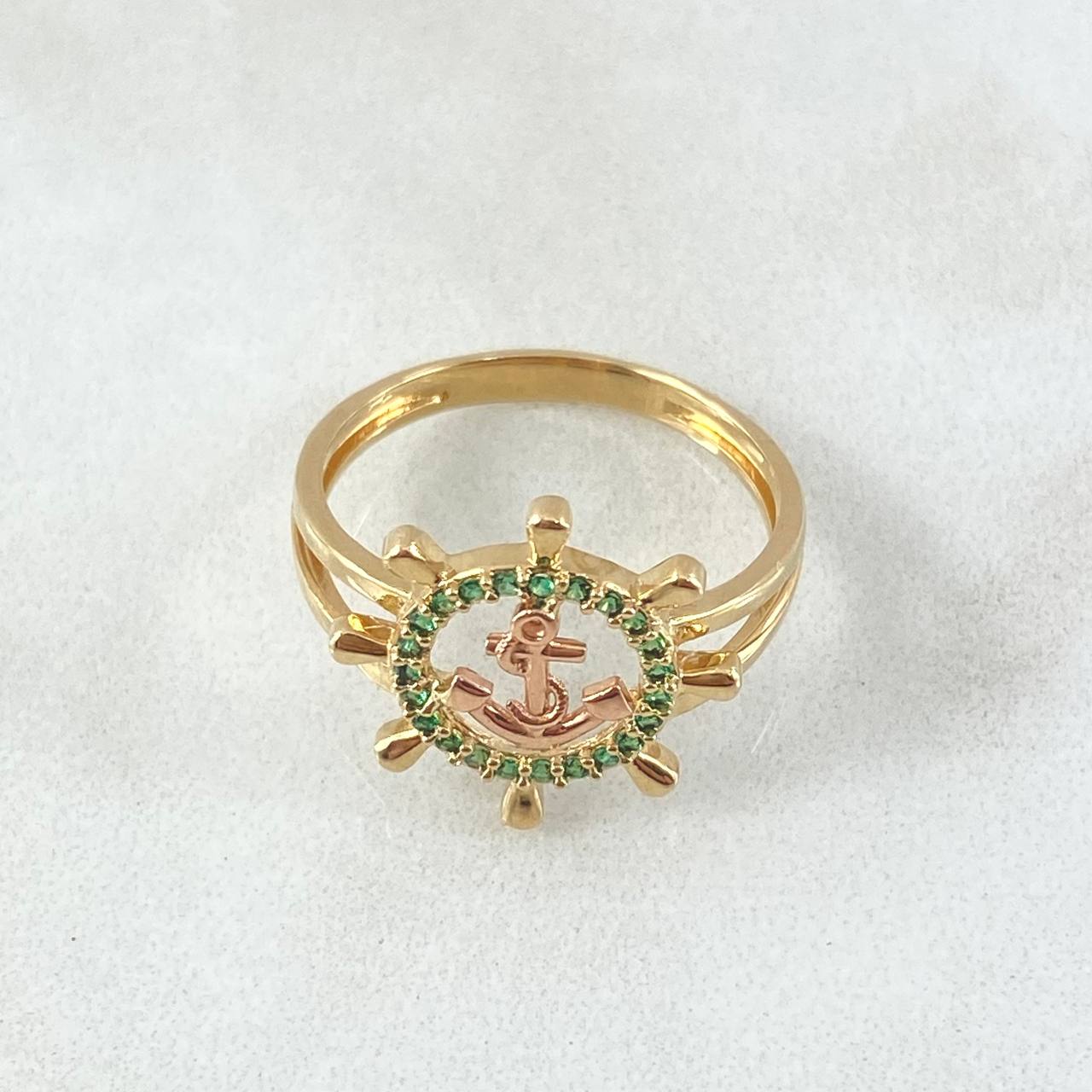 Anillo Timon Ancla 2.8gr / T7 / Oro 18K