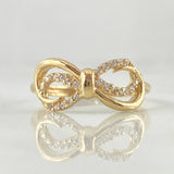 Anillo Moño 2.3gr / T7 1/2 / Oro 18K