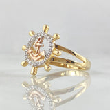 Anillo Timon Ancla 2.8gr / T7 1/2 / Oro 18K