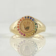 Anillo Sello Corona 2.4gr / T5 3/4 / Oro 18K