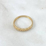 Anillo Olas Intercaladas 1.75gr / T7 / Oro 18K