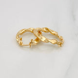 Candongas Demi 2 g / 2 cm Oro Amarillo 18K