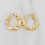 Candongas Demi 2 g / 2 cm Oro Amarillo 18K