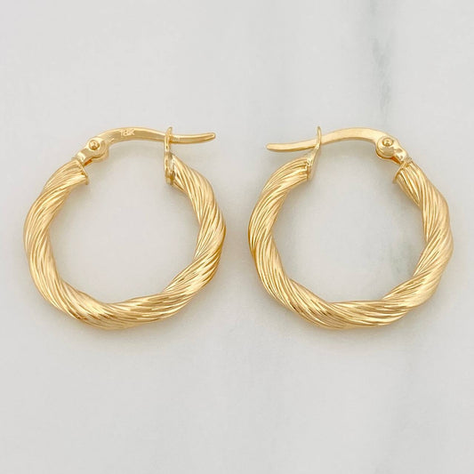 Candongas Ivy 1.95 g / 2 cm Oro Amarillo 18K