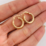 Candongas Mary 1.65 g / 1.7 cm Oro Amarillo 18K