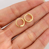 Candongas Carril 1.15 g / 1 cm Oro Amarillo 18K