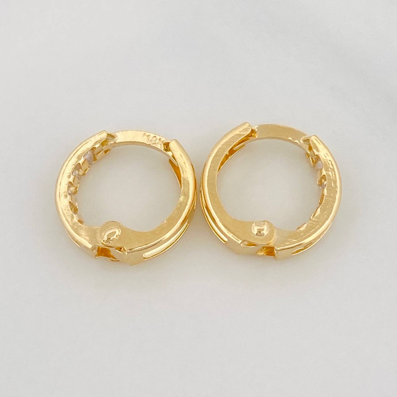 Candongas Carril 1.15 g / 1 cm Oro Amarillo 18K