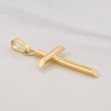 Dije Cruz 0.85 g / 3.5 cm Oro Amarillo 18K