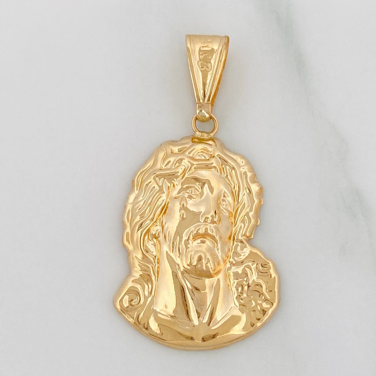 Dije Rostro Cristo 2 g / 3.5 cm Oro Amarillo 18K
