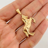 Dije Caballo 1.8 g / 4.5 cm Oro Amarillo 18K