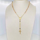 Rosario Virgen Milagrosa 5.95 g / 54 cm / 3 mm Cuatro Oros 18K