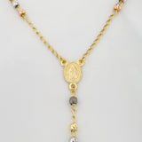 Rosario Virgen Milagrosa 5.95 g / 53 cm / 2.58 mm Tres Oros 18K