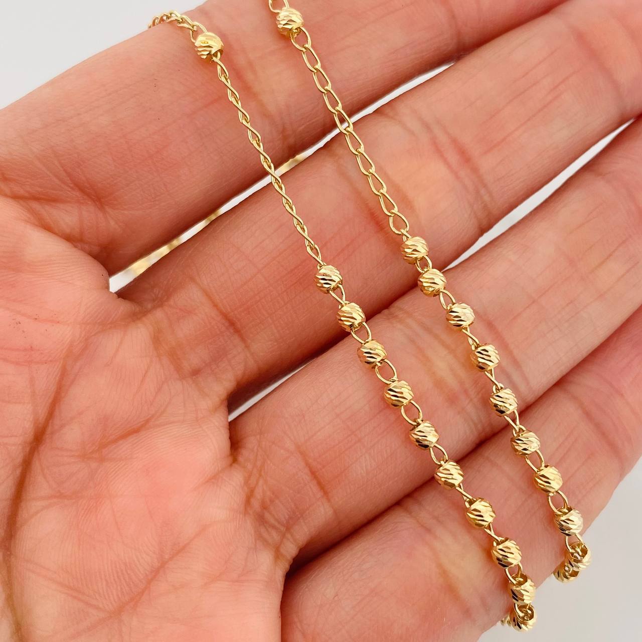 Rosario Virgen Milagrosa 5.75 g / 52.5 cm / 3 mm Oro Amarillo 18K