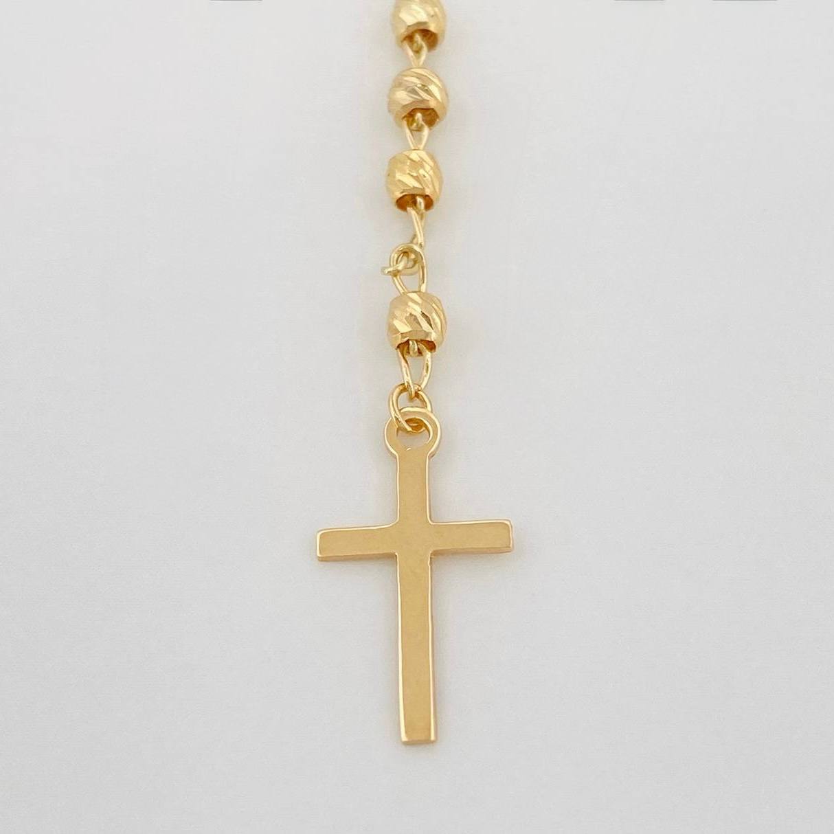 Rosario Virgen Milagrosa 5.75 g / 52.5 cm / 3 mm Oro Amarillo 18K