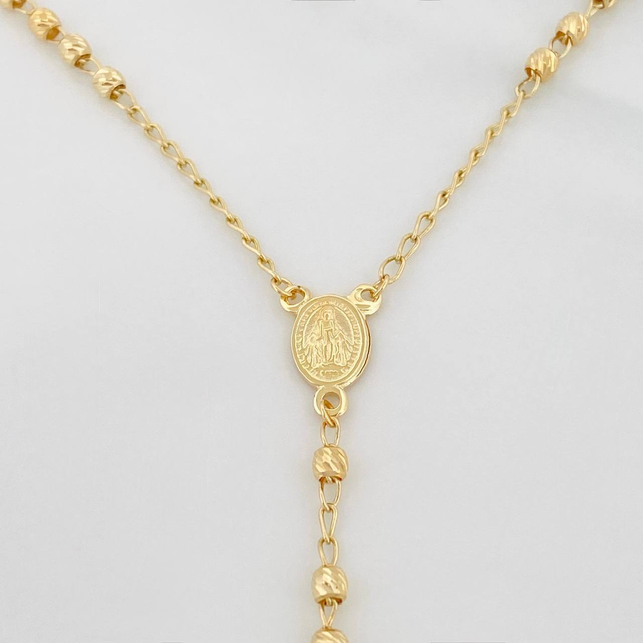 Rosario Virgen Milagrosa 5.75 g / 52.5 cm / 3 mm Oro Amarillo 18K